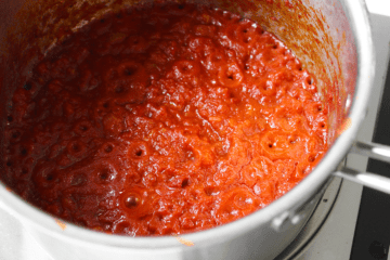 new york style pizza sauce after