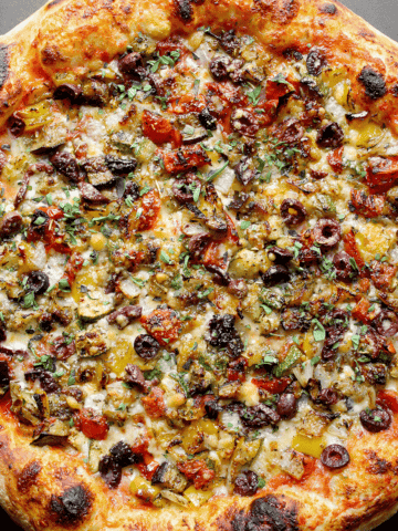 Ratatouille pizza