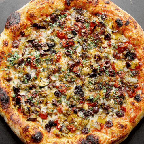 Ratatouille pizza