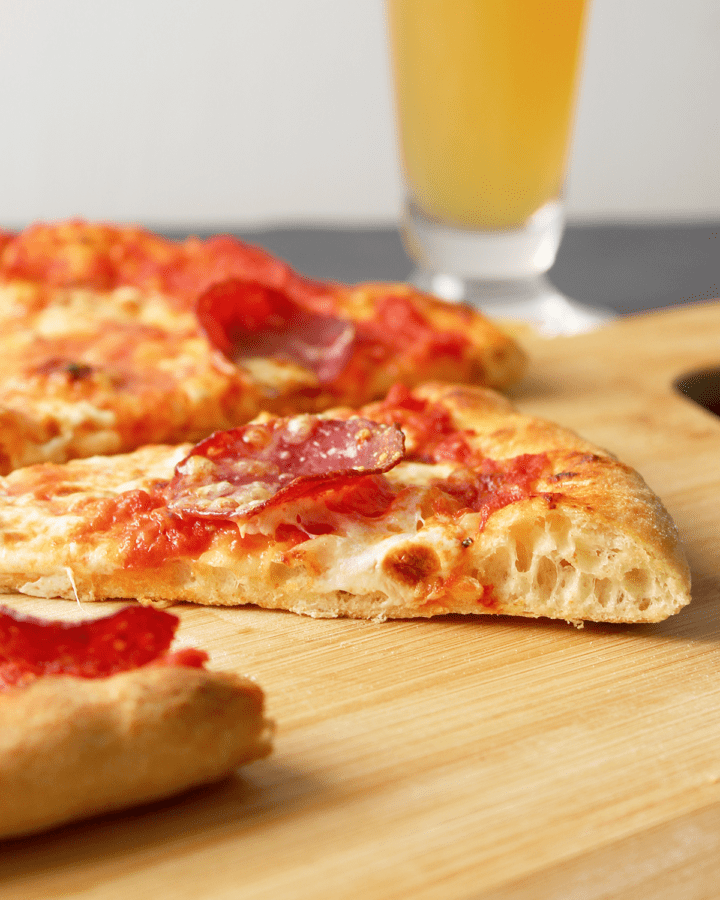 beer pizza crust