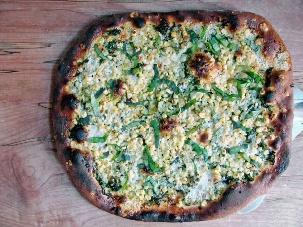 Fresh Corn Pizza