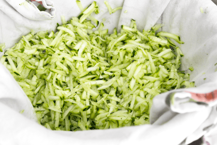 shredded zucchini summer squash