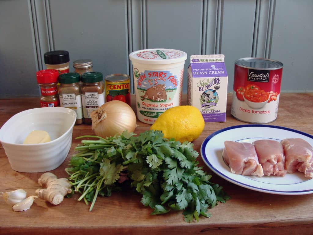 Chicken Tikka Masala Pizza ingredients