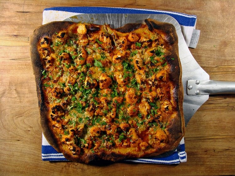 Buffalo Cauliflower Pizza