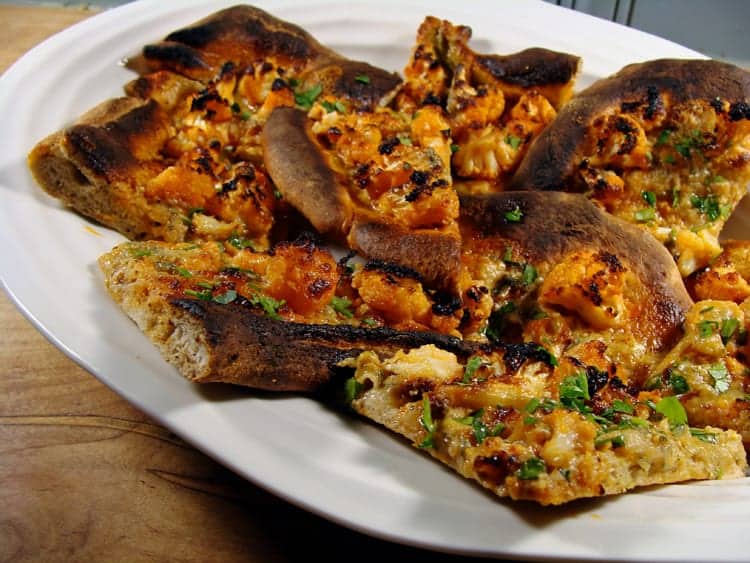Buffalo Cauliflower Pizza