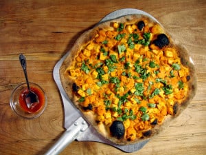 Vegetarian & Dairy-Free Thai Curry Pizza