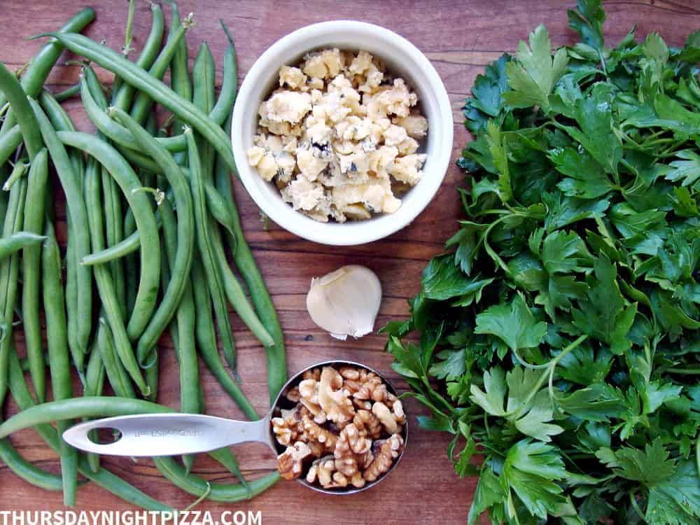 green bean pizza ingredients