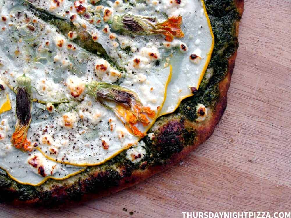 summer garden pizza