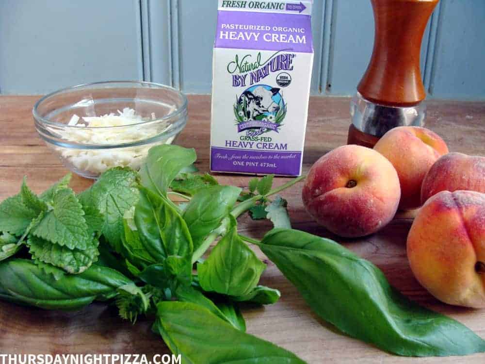 peaches and cream pizza ingredients