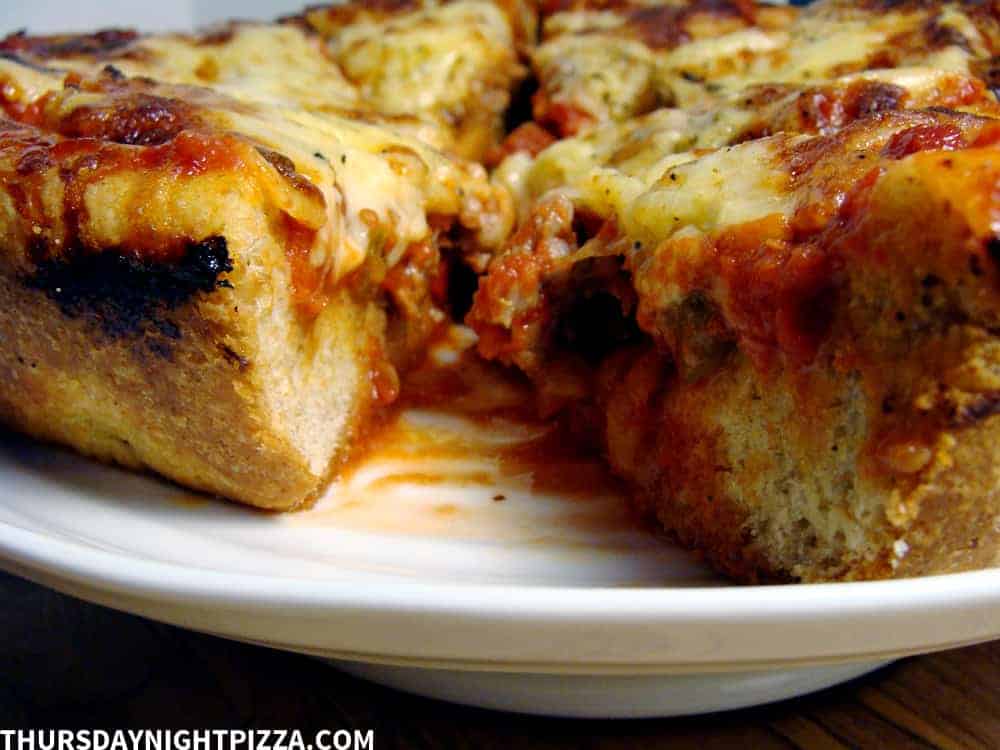 Chicago-Style Deep Dish Pizza with Italian Sausage Recipe