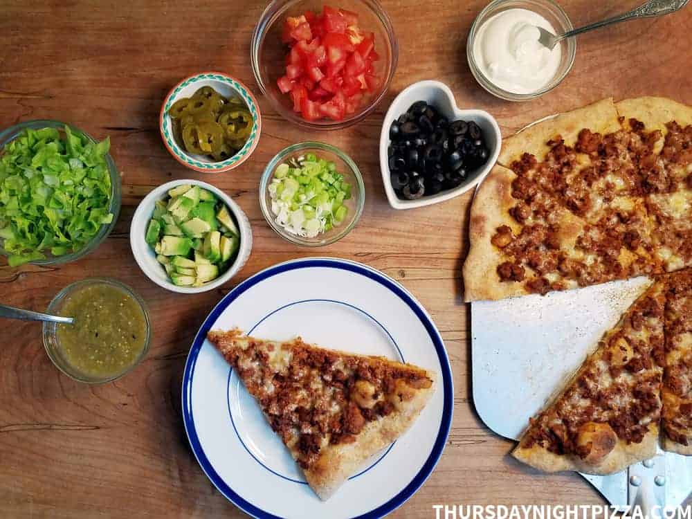 Loaded Taco Pizza