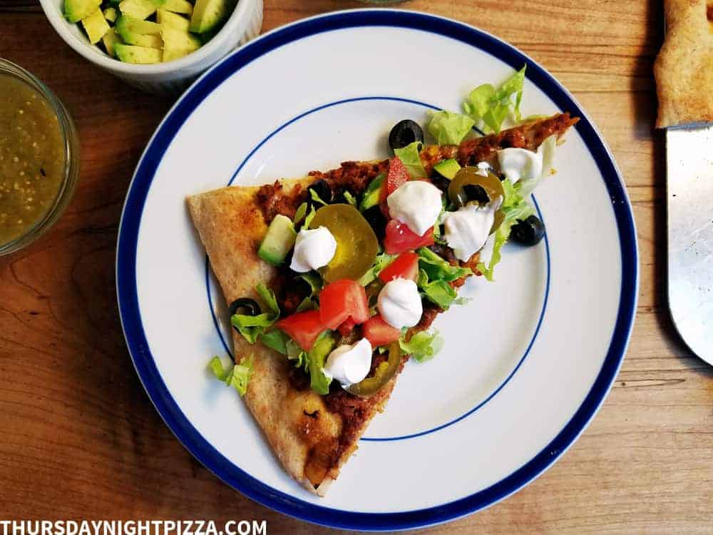 Loaded Taco Pizza
