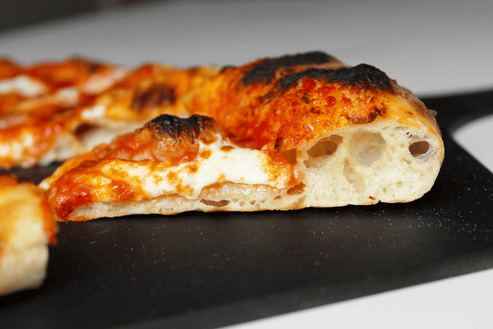 Pizza made with overnight dough