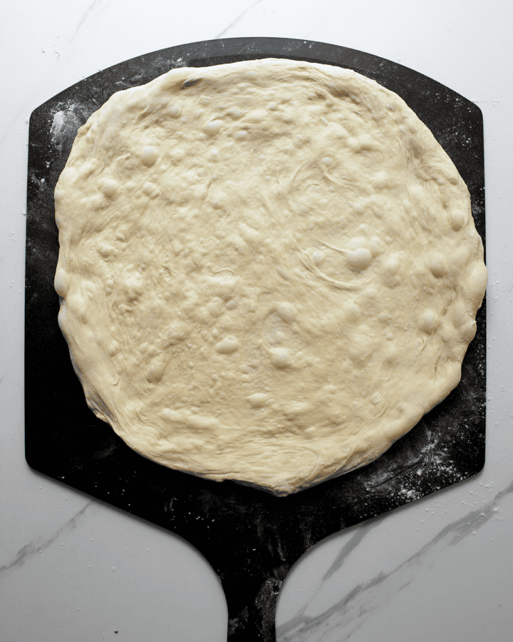 Overnight pizza dough