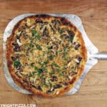 mushroom and fennel pizza