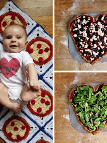 heart beet pizza