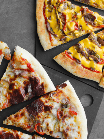 cheese steak pizza recipe by Peggy Paul Casella
