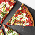 beet pesto pizza