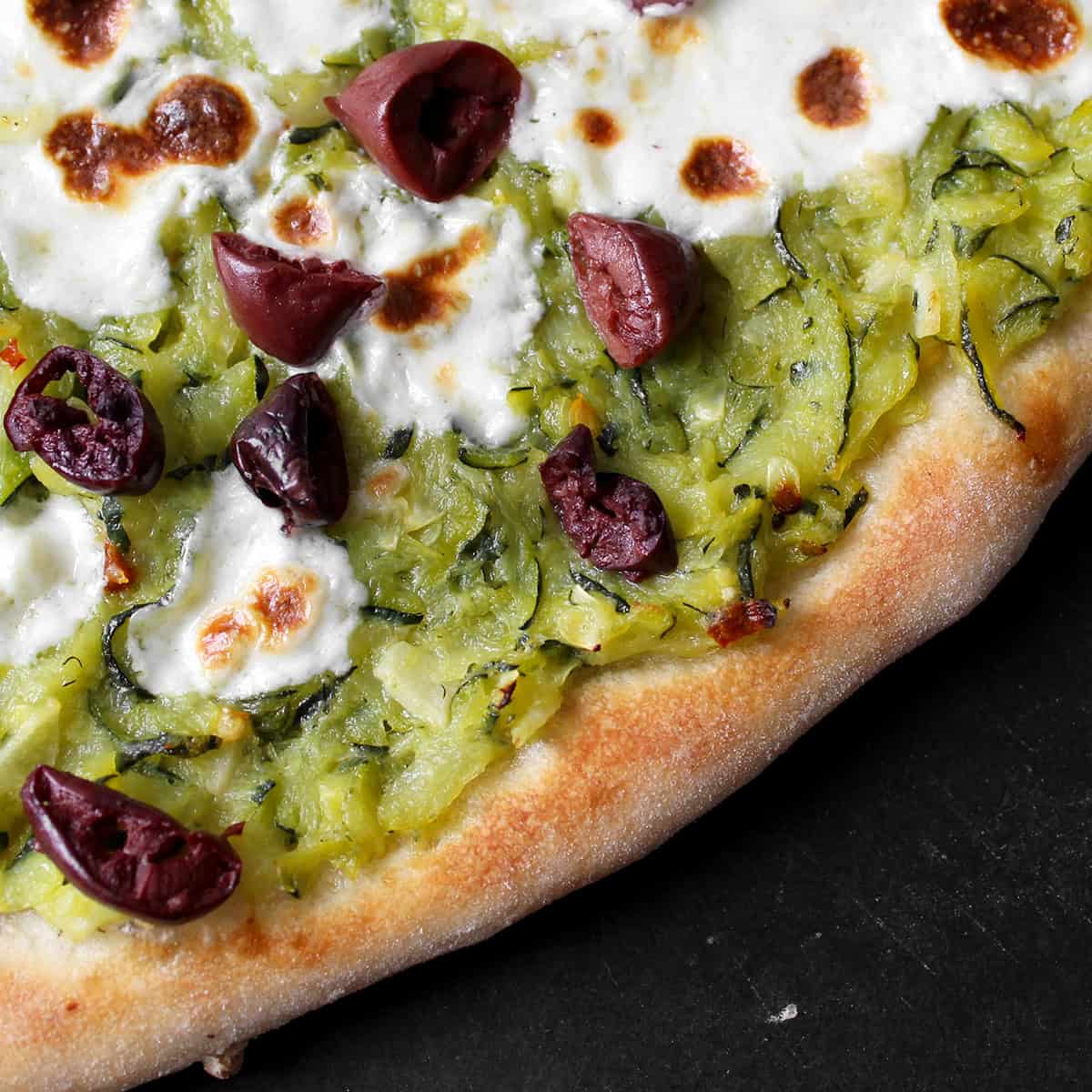 zucchini pizza sauce featured image