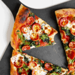 Pepperoni Pizza with Broccoli Rabe and Hot Honey, featured image