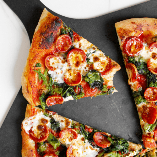 Pepperoni Pizza with Broccoli Rabe and Hot Honey, featured image