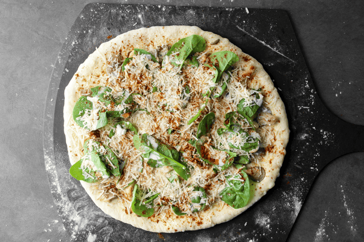 topped dough before baking