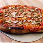 Pepper, Olive, and Manchego Pizza