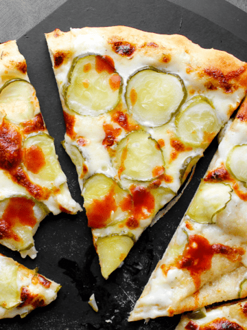 Thursday Night Pizza's Ranch and Dill Pickle Pizza