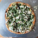 Za'atar Eggplant Pizza with Tahini Sauce