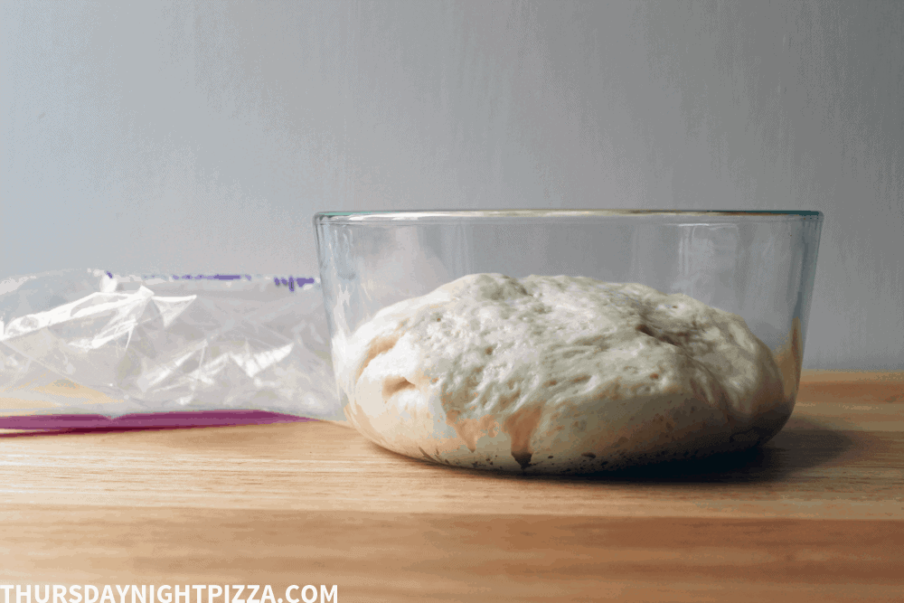 Freezing Pizza Dough, thawing dough