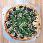 Mushroom and Brie Pizza