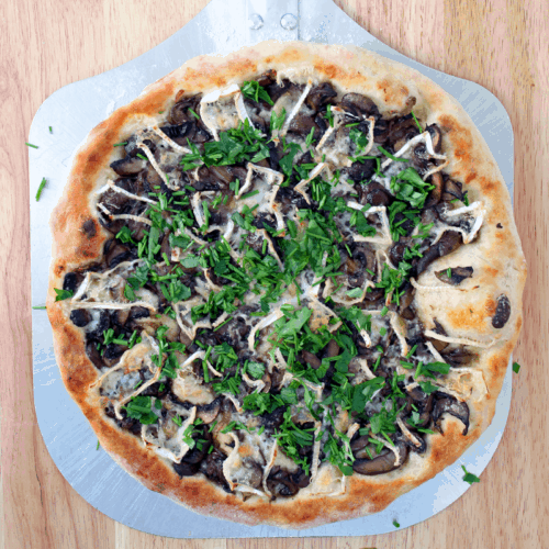 Mushroom and Brie Pizza