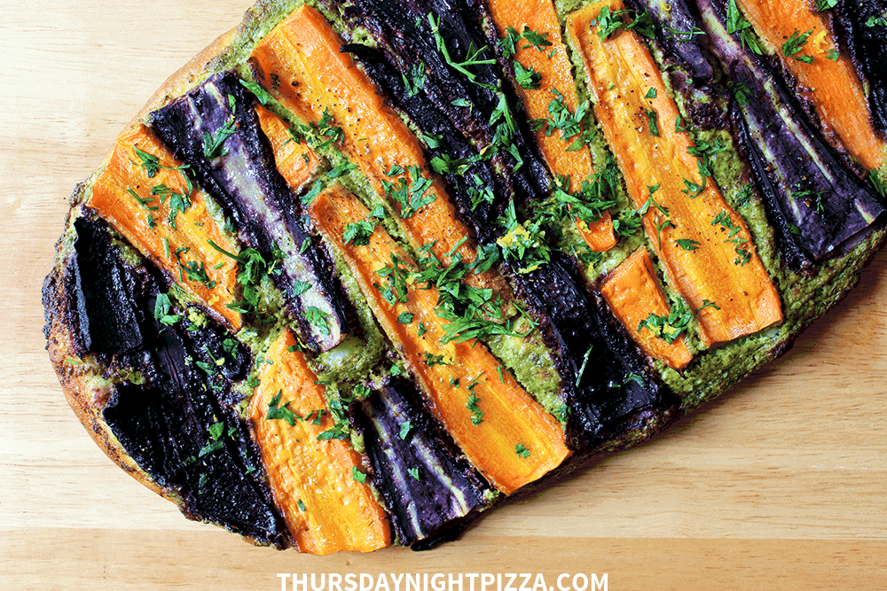 Root to Top Carrot Pizza