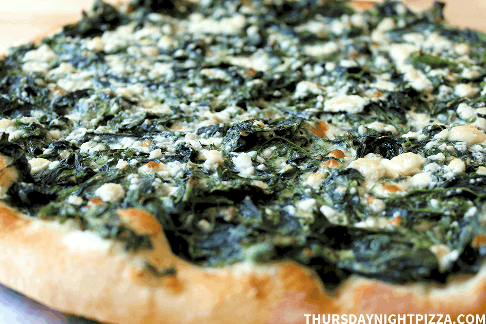 Spanakopita Pizza