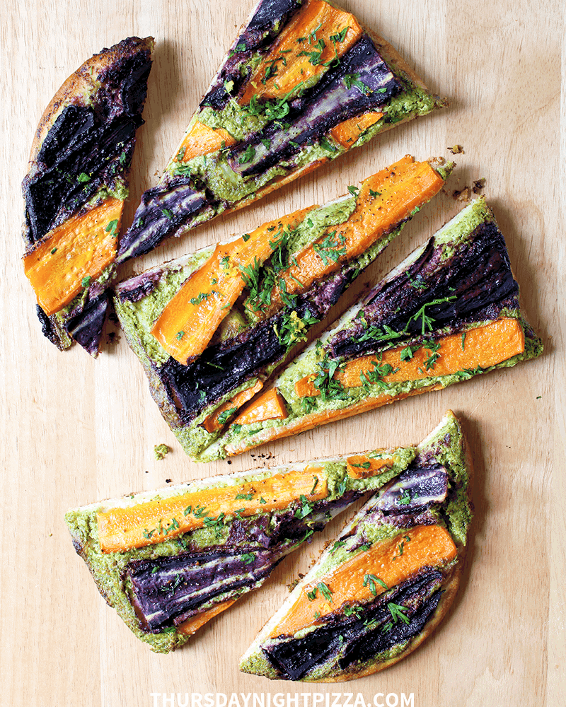 Root to Top Carrot Pizza