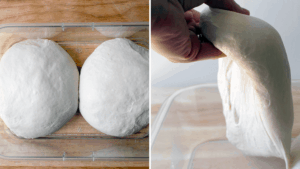 dough balls after second rise