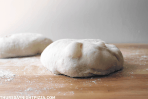 no yeast sourdough pizza dough balls