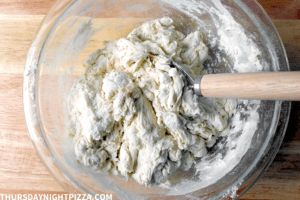 Mixing the dough