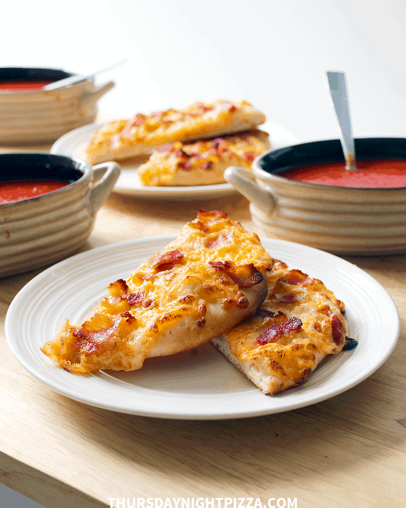 Tomato Soup and Grilled Cheese Pizza
