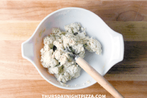 Mixing the dough