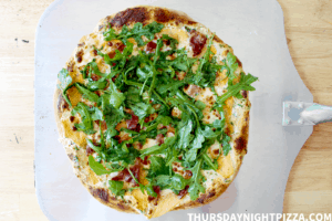 Prosciutto and Cantaloupe Pizza