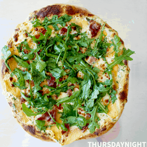 Prosciutto and Cantaloupe Pizza