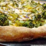 Broccoli Cheddar Pizza
