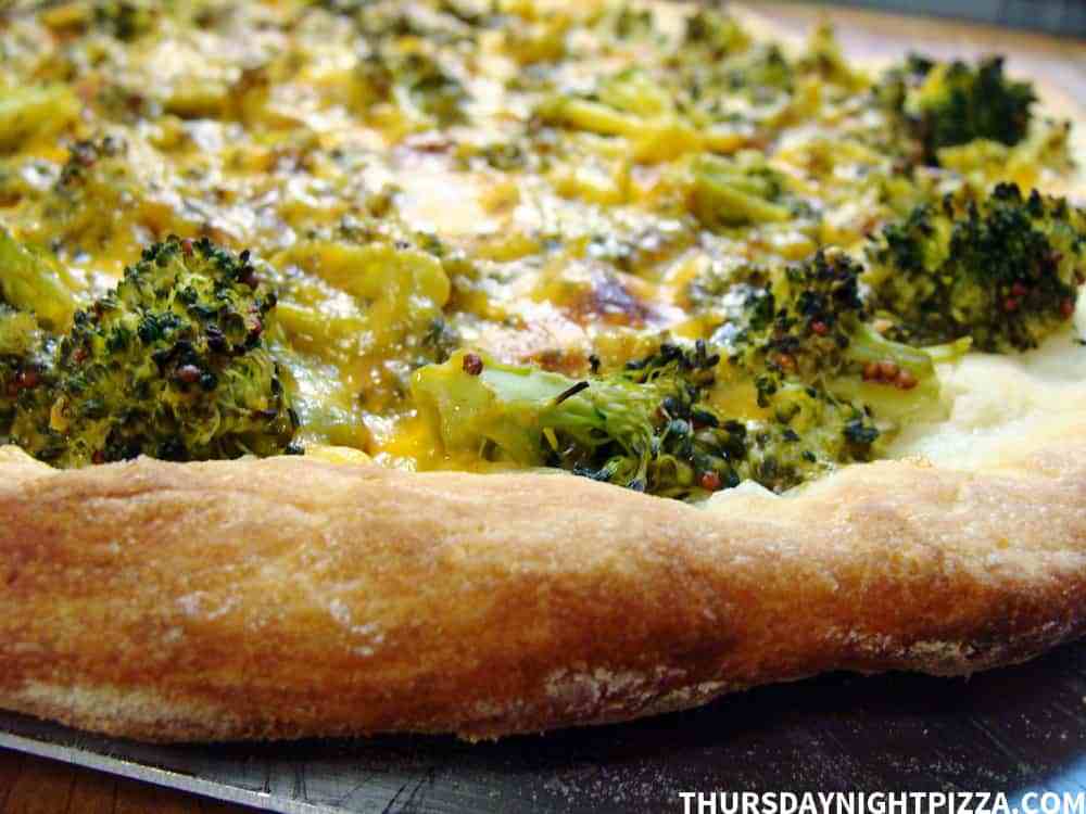 Broccoli Cheddar Pizza