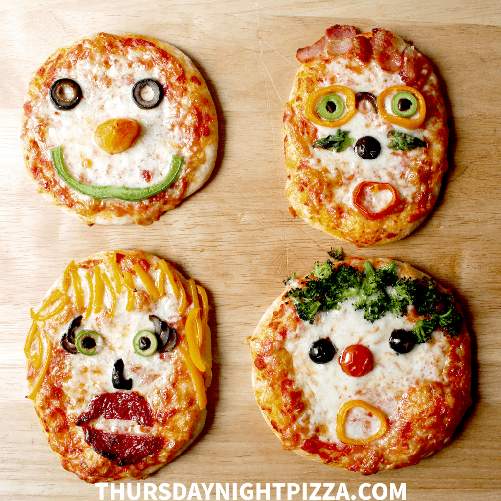 pizza faces
