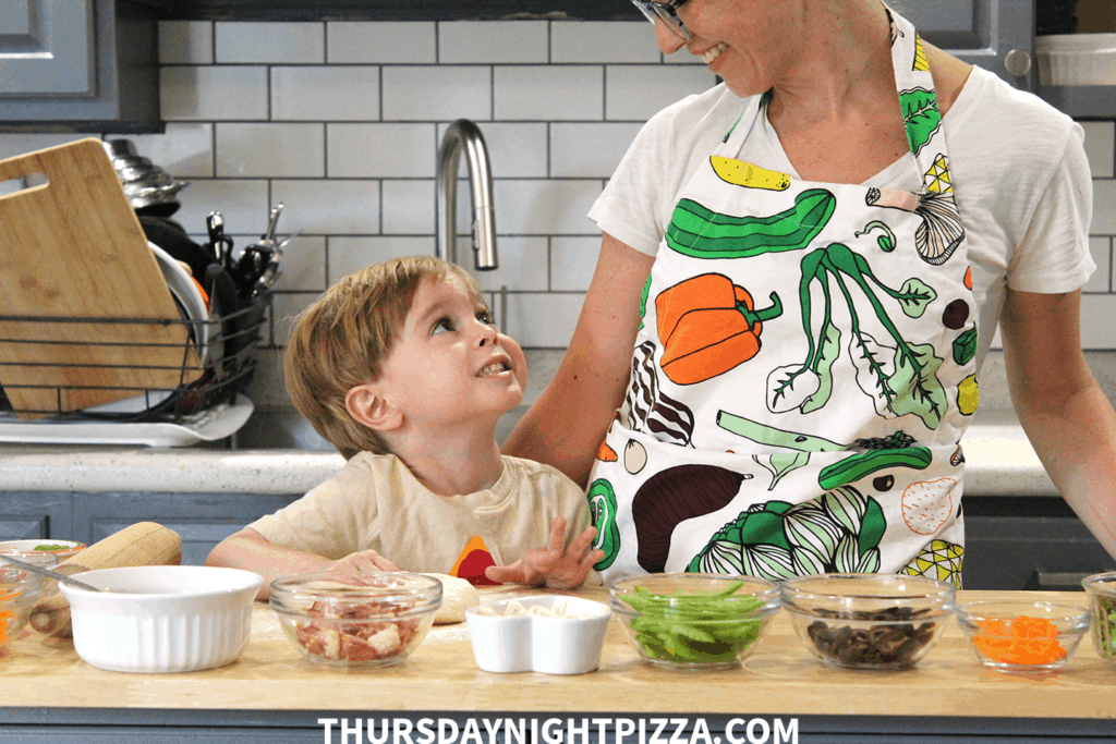 Making Pizza with Kids