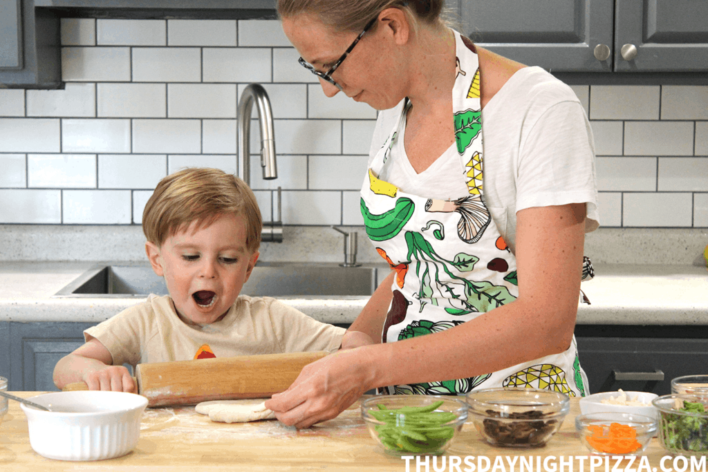 Making Pizza with Kids