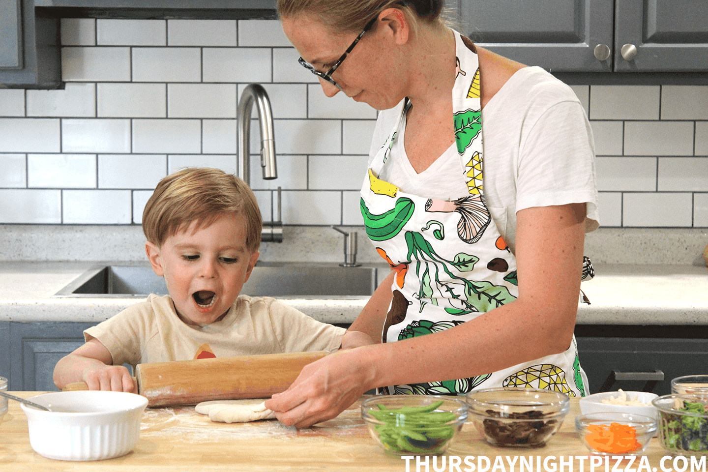 Easy Homemade Pizza with Kids - Teach Beside Me