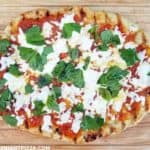 Twice Grilled Margherita Pizza
