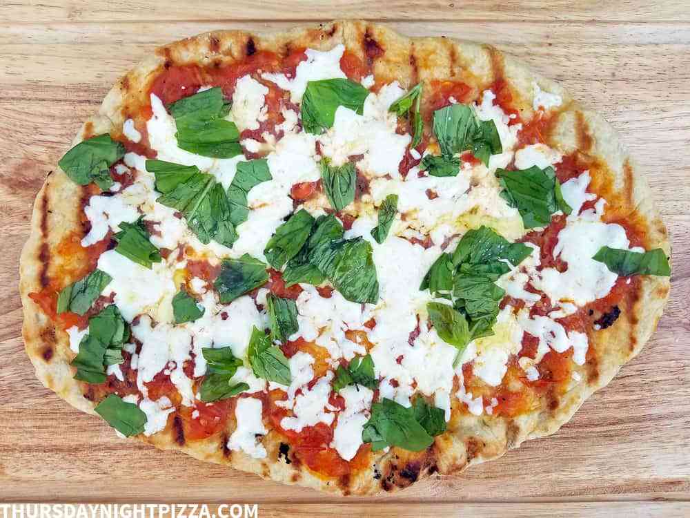 Twice Grilled Margherita Pizza-image